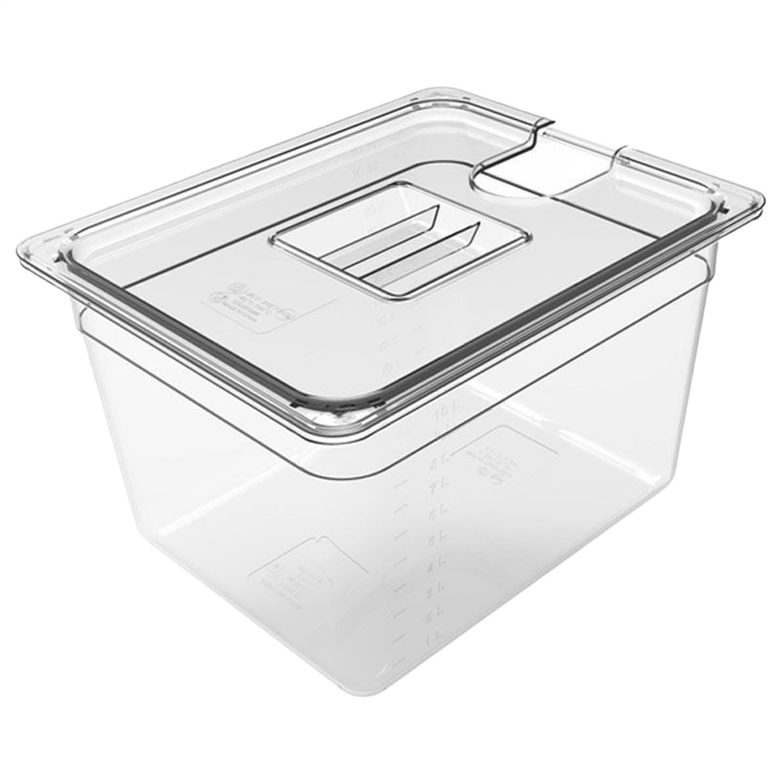 Conteneur Sous-Vide Récipient De Cuisson Sous Vide Avec Couvercle | Équipement Culinaire Pour Immersion De Viande Dans Appartements Maisons Camping-Cars Restaurants