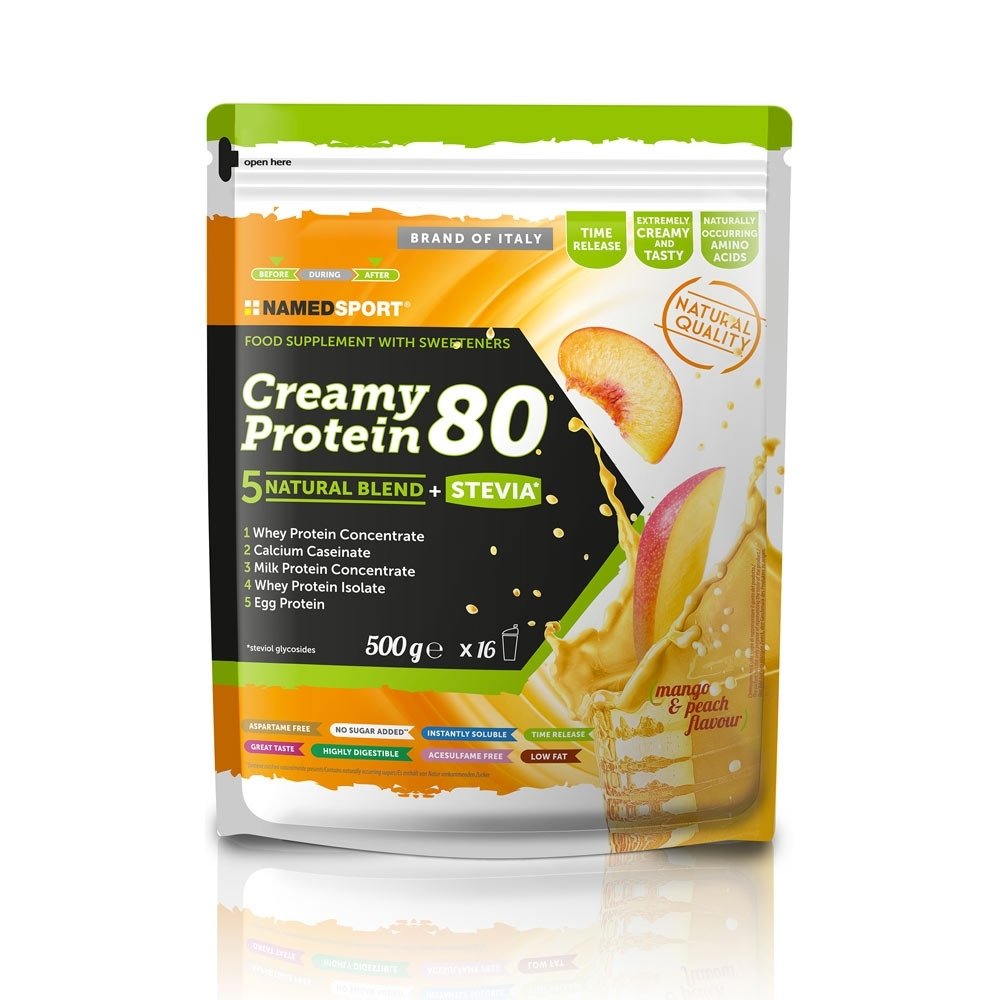 NAMED CREAMY PROTEIN 80 500 GR Mango-Pesca