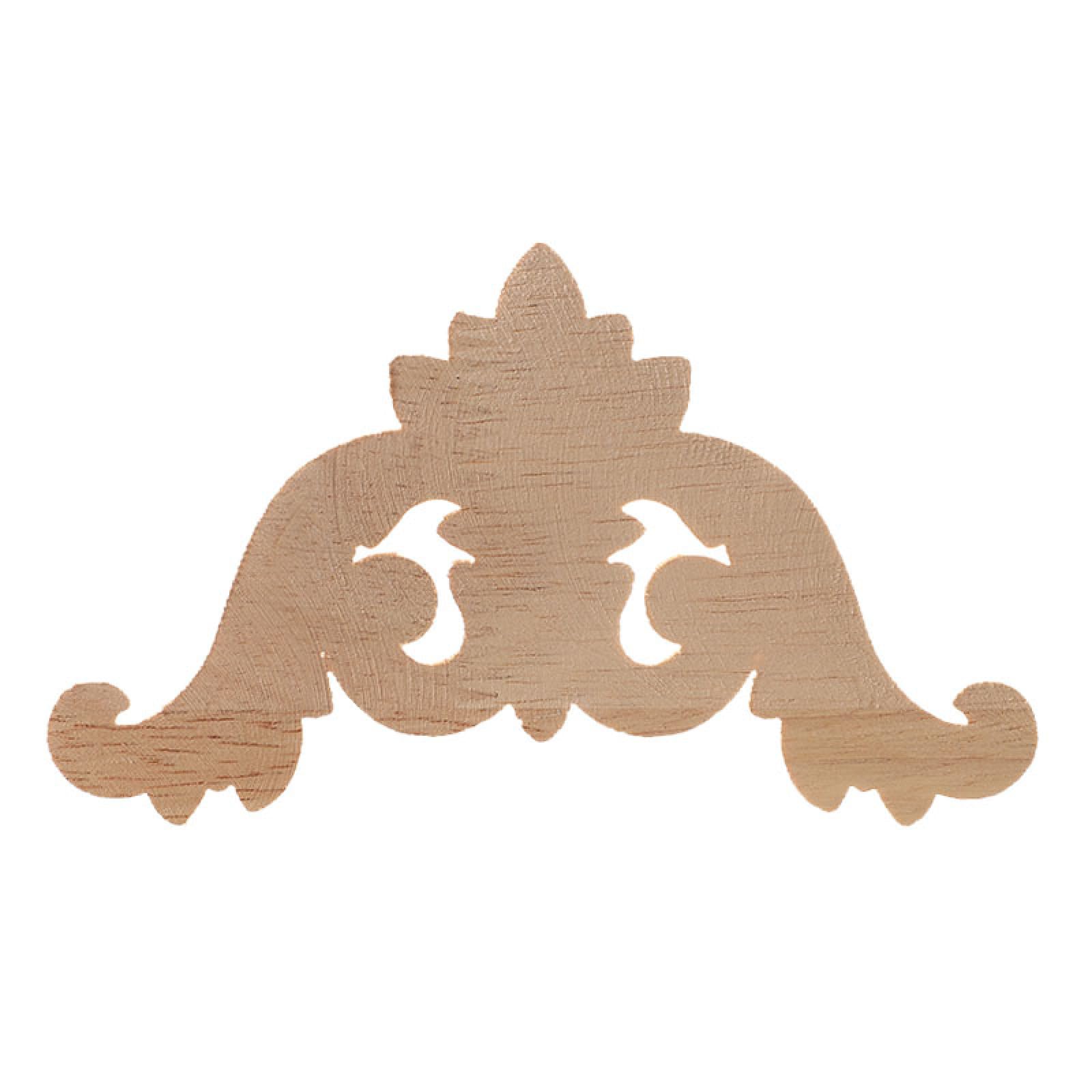 8pcs Wood Carved Corner Onlay Applique Unpainted Frame Cupb