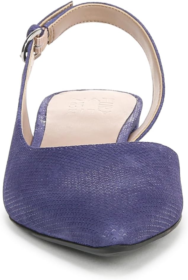Naturalizer Womens Banks Pump Future Dusk Blue Suede 7.5 M - Image 2