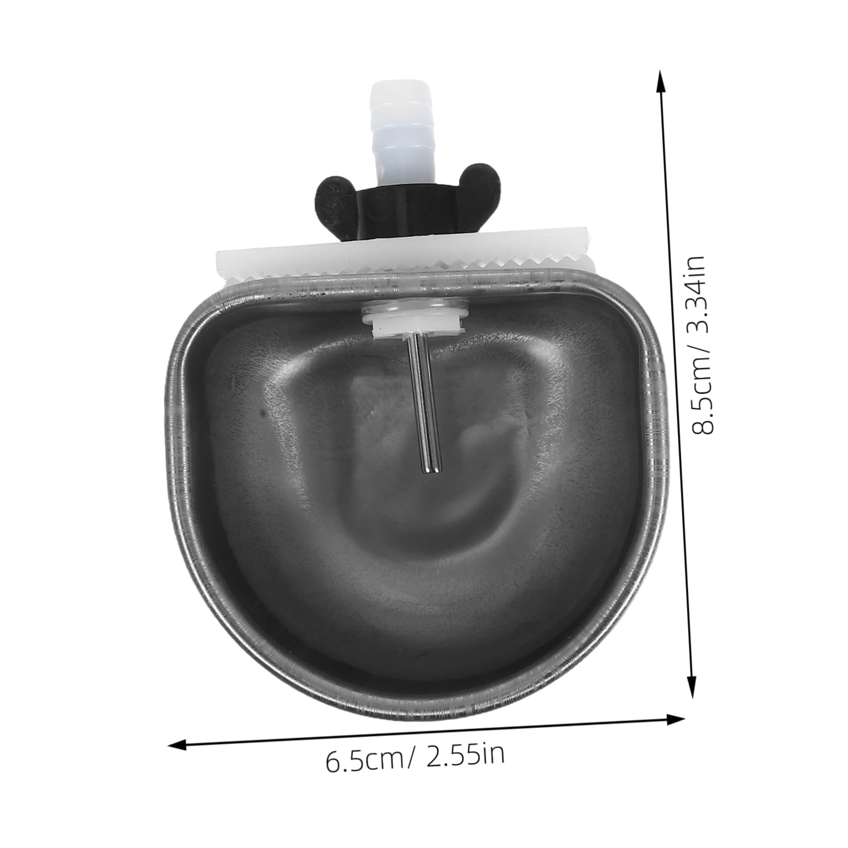 POPETPOP Stainless Steel Automatic Waterer for Rabbits Cage Water Bowl Small Animal Feeder