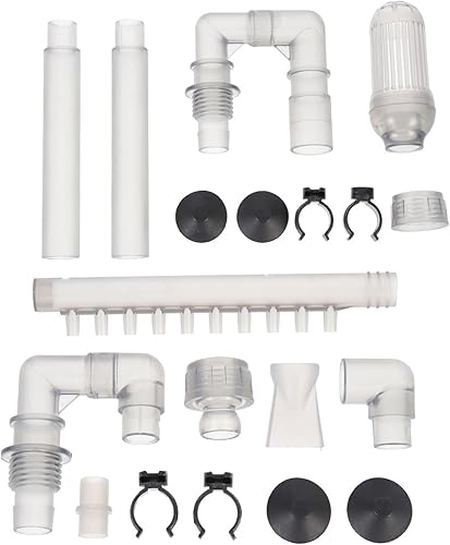 FRCOLOR 1 juego de accesorios de fontanería suministro de acuario acuario tubo de agua para tanque de peces reemplazo tubo de entrada y salida tubo