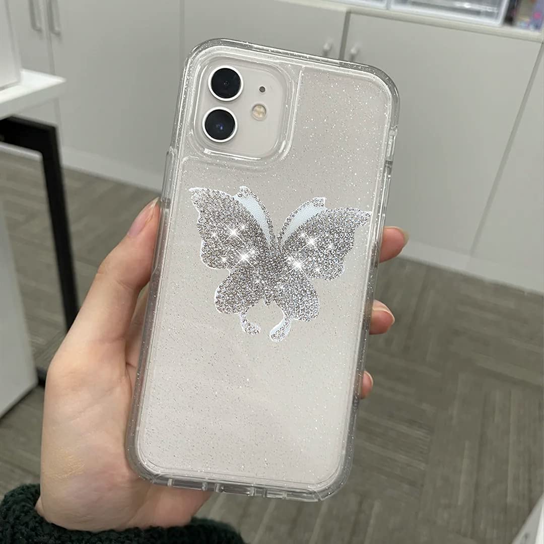 Autoadesivo Della Decorazione Dell'Auto,Asudaro Adesivi Decalcomanie A Farfalla Di Strass Bling Adesivi Decorativi Autoadesivi Per Carrozzeria, Telefoni Cellulari, Computer Portatili, Tazze