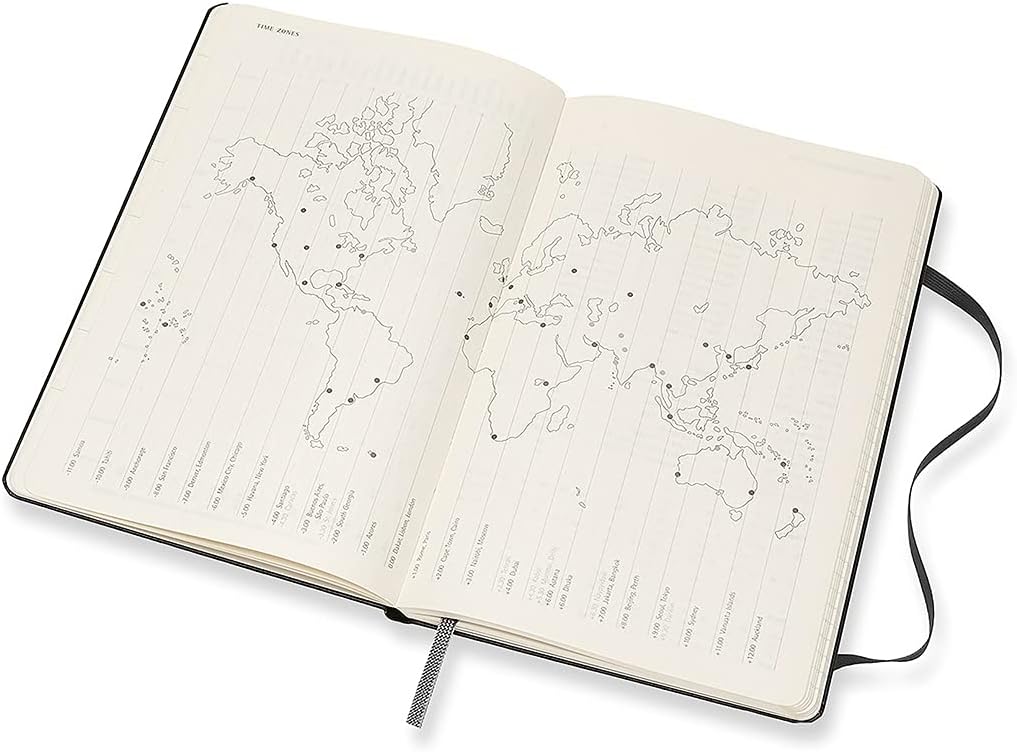 Moleskine Weekly Planner 2022, 12-Month Weekly Diary, Weekly Planner and Notebook, Hard Cover, Large Size 13 x 21 cm - Image 5