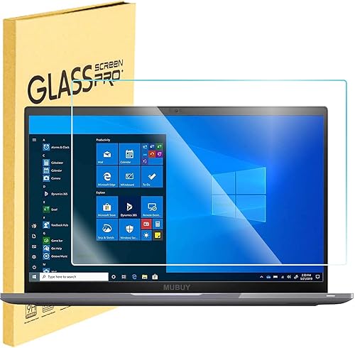 Protector de pantalla para portátil de 14 pulgadas de vidrio templado (12.165 x 6.850 in W x H) para HP  DellSonyASUSSamsungLenovoAcerMSILGRazer