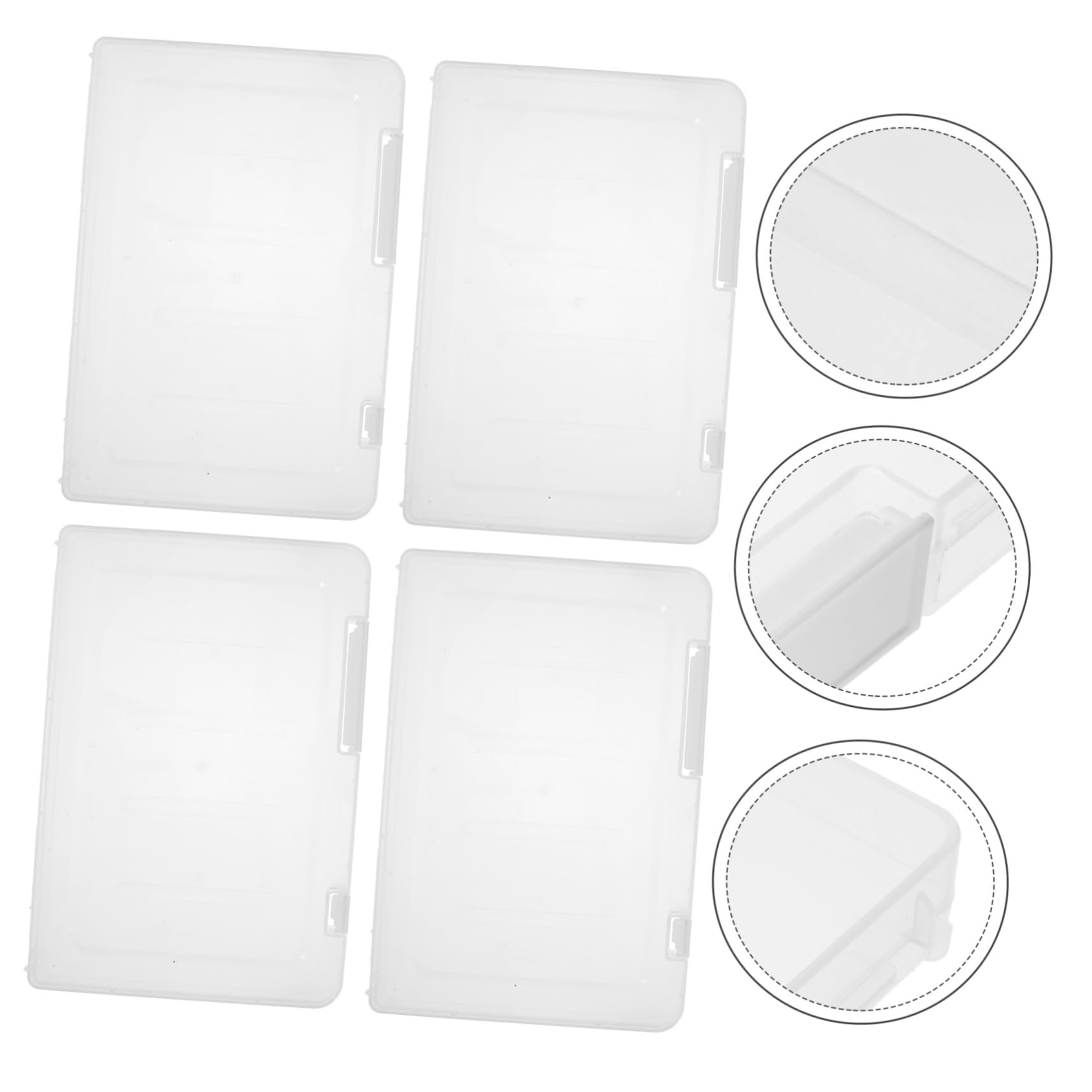 Scatole Organizer File A4 in Pp Bianco 4 Pezzi, Back To School Party