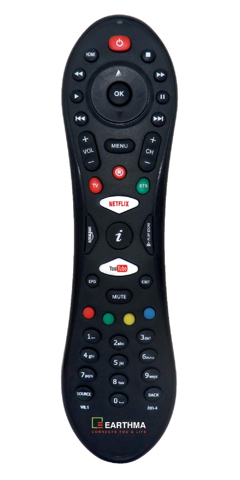 EARTHMA iON-4 Two Device Universal Remote with Smart Features