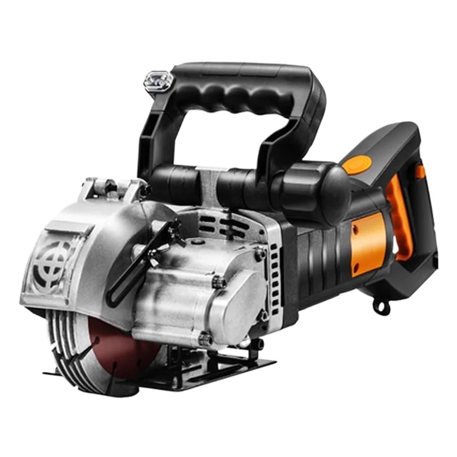 Qaxrzcucd One Color 4800W Electric Wall Chaser Steel Concrete Groove Cutting Machine 5000R/Min Slotting Circular Saw Power Tool Powerful