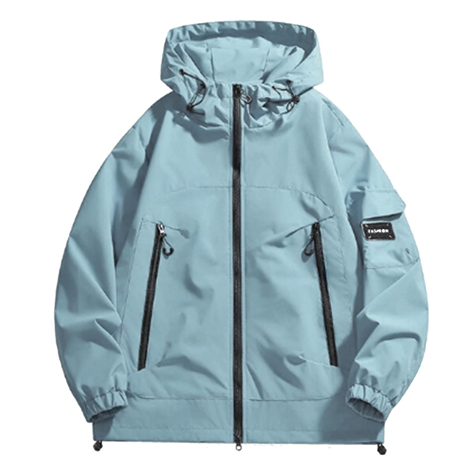 Generisch Damen Lederjacke Trendiger Vielseitiger Einfarbiger Lockerer Damenmantel Windjacke für Paare im Alltag