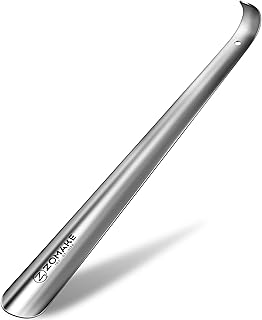 Shoe Horn Long Handled, Long Shoehorn Metal 42CM for Men Women Elderly Seniors, Extra Long Shoe Spoon Helper Football Boot Horn with Handle