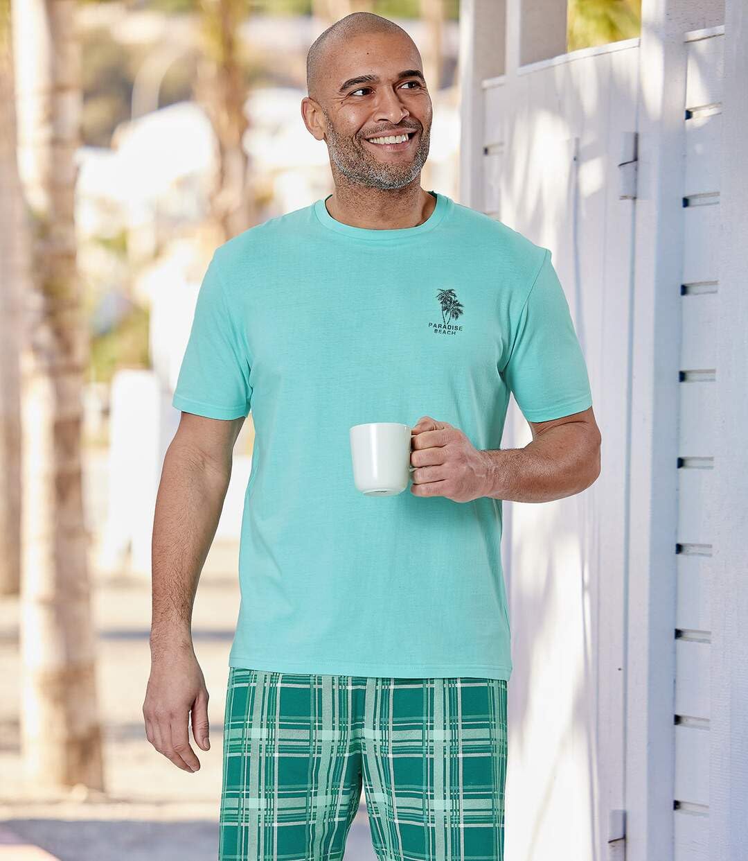 ATLAS FOR MEN - Pyjama Homme - Vêtements De Nuit - Vêtement d'Intérieur - Disponible en Grandes Tailles du M au 5XL
