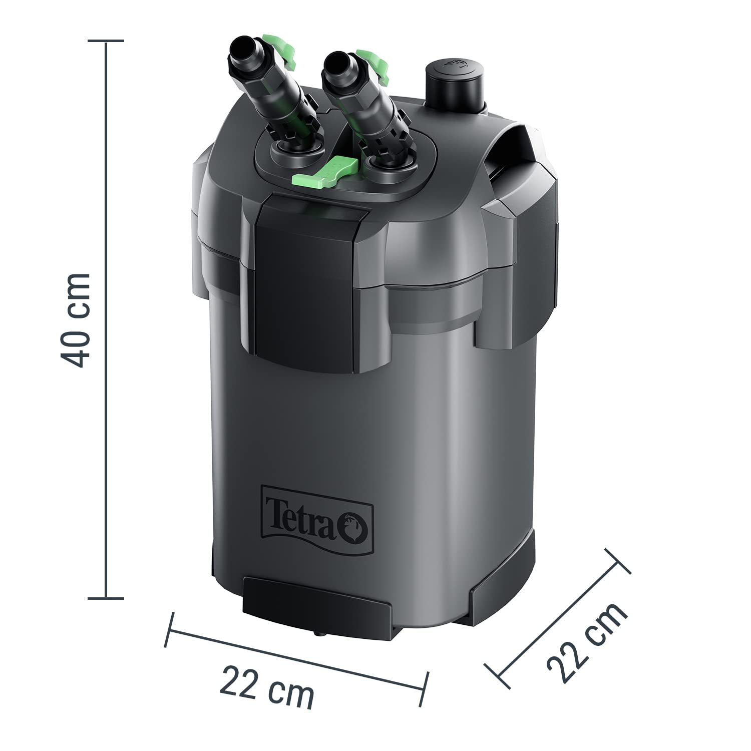 Tetra Aquarium Außenfilter EX 700 Plus - leistungsstarker Filter für Aquarien bis 200 L, schafft kristallklares fischgerechtes Wasser