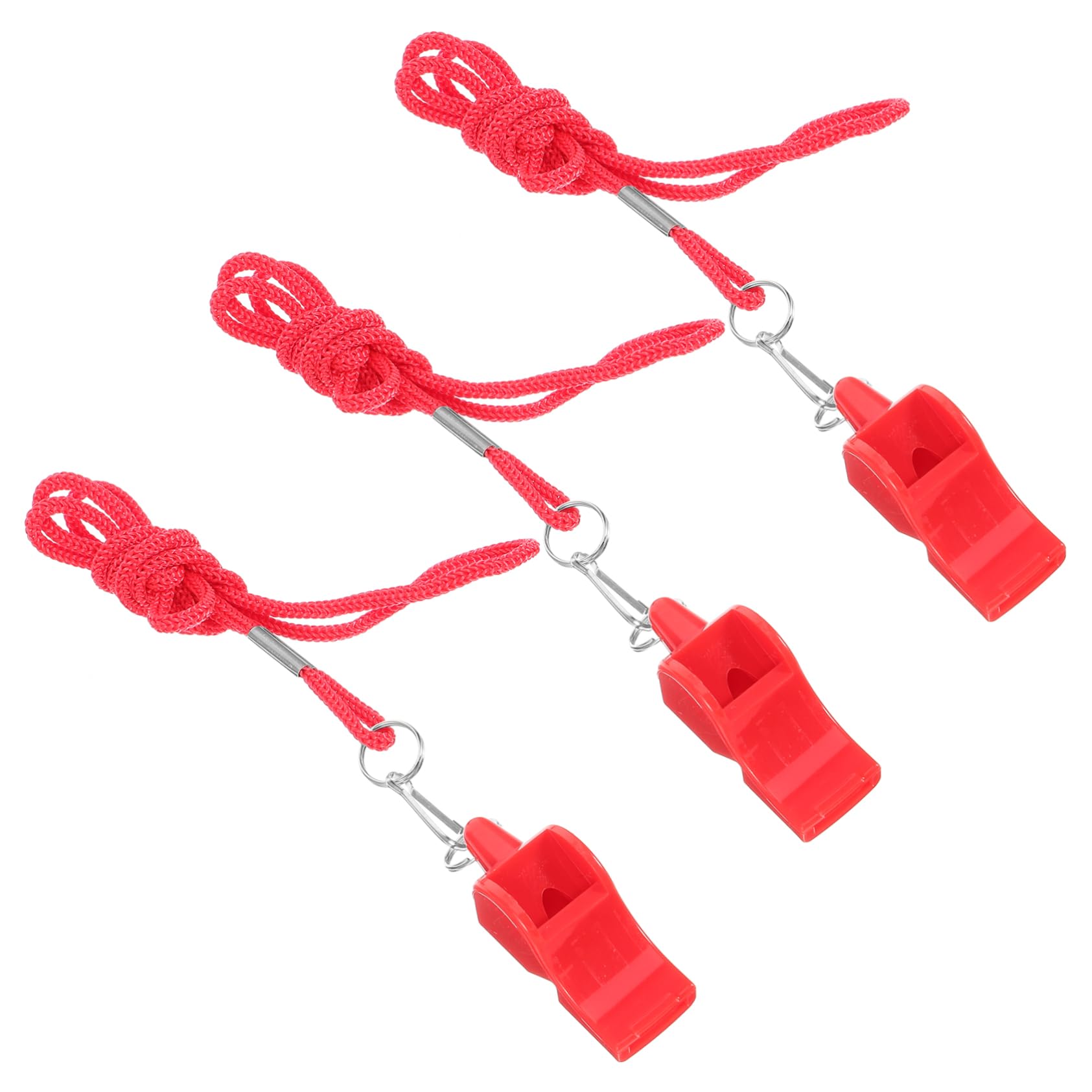 ibasenice Essentials Emergency Whistle Whistle Cover Keychain for Basketball Camping Travel