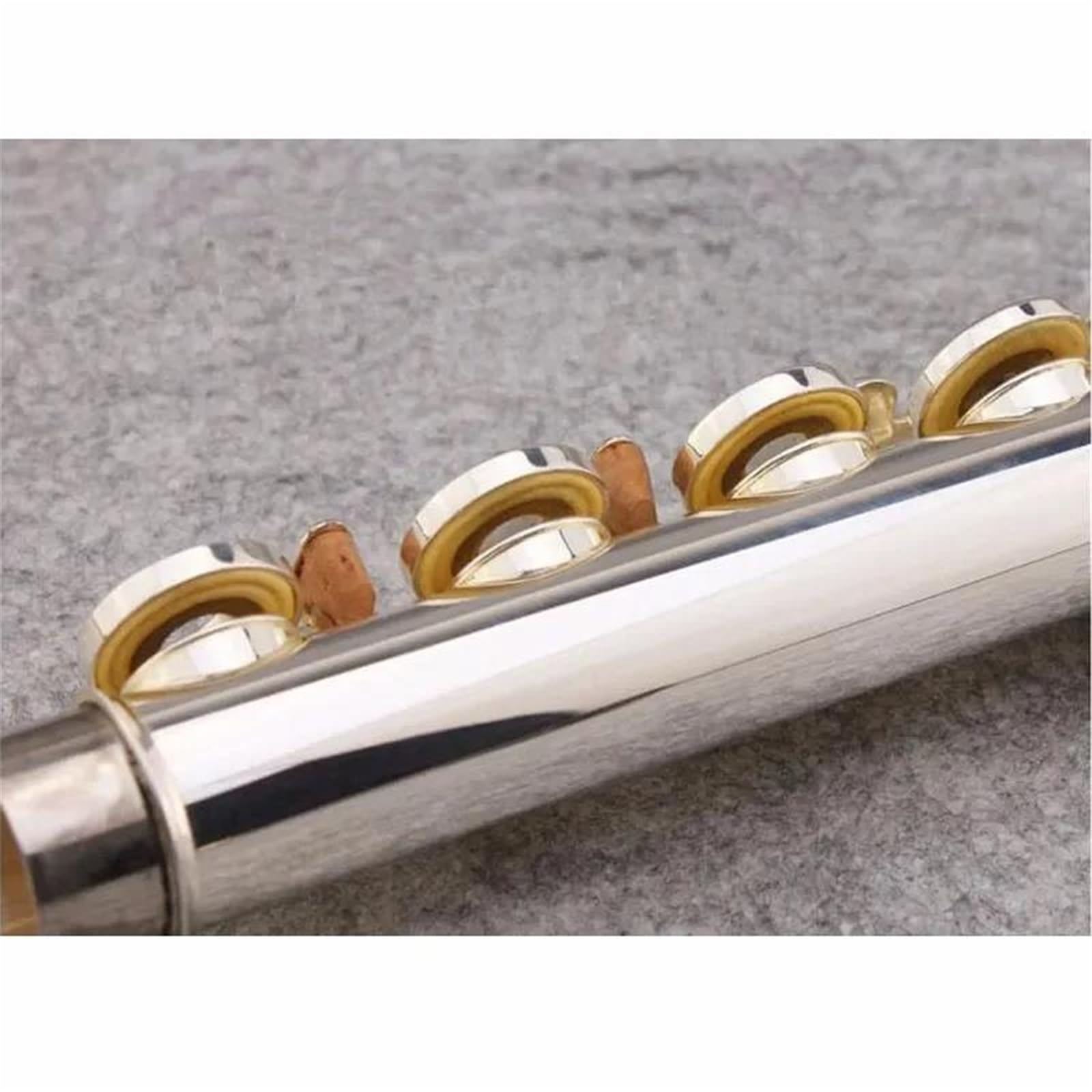 Flauta Profesional Cuproníquel Llave Do Abierta 17 Agujeros Plateada Con Estuche Y Accesorios Flautas Para Principiantes