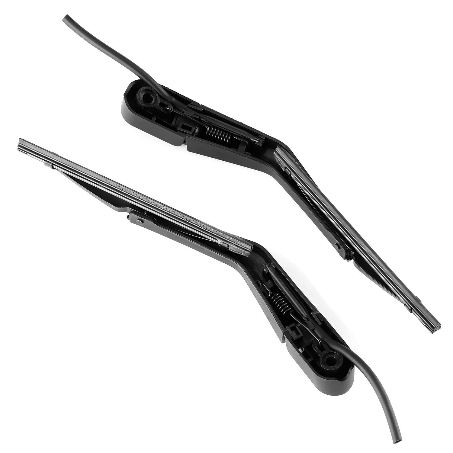 GEARMONSTER Braccio tergicristallo per faro principale, set di 2 bracci tergicristallo per faro per Mercedes-Benz W124 W126 W140 anteriore destro sinistro