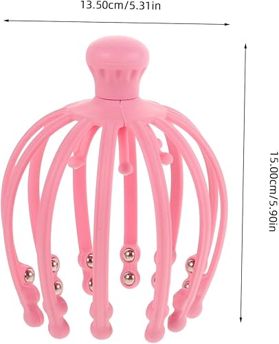 Miniatura 2 de Masajeador de cuero cabelludo 1 Unidades Masajeador de cabeza Masajeador de pelo Masajeador multifunción Cabeza Bola de Acero Herramienta Meridian