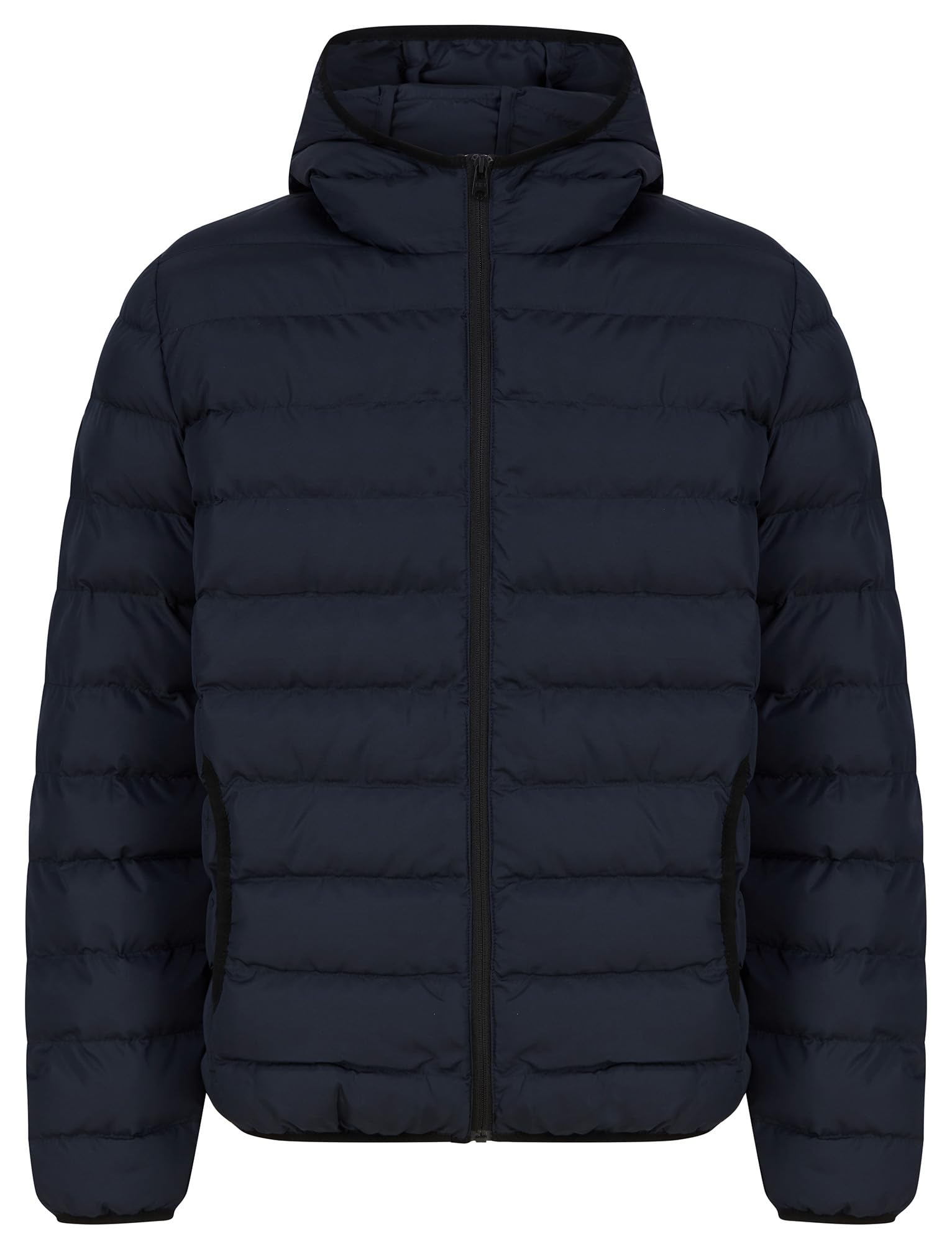 Tokyo Laundry Men's Sky Captain Navy Tamary Quilted Puffer Jacket With Hood