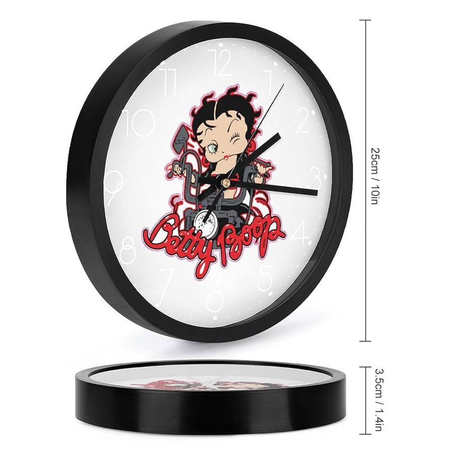 【USA製】Betty Boop ベティブープ　 ウォールクロック　壁掛け時計 BETTY BOOP 壁掛け時計 アメリカン キャラクター ウォール