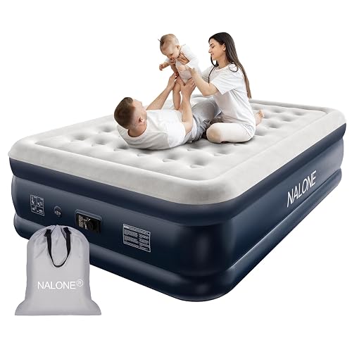 NALONE Matelas Gonflable 2 Personnes,lit Gonflable,Matelas Gonflable 2 Personnes Electrique