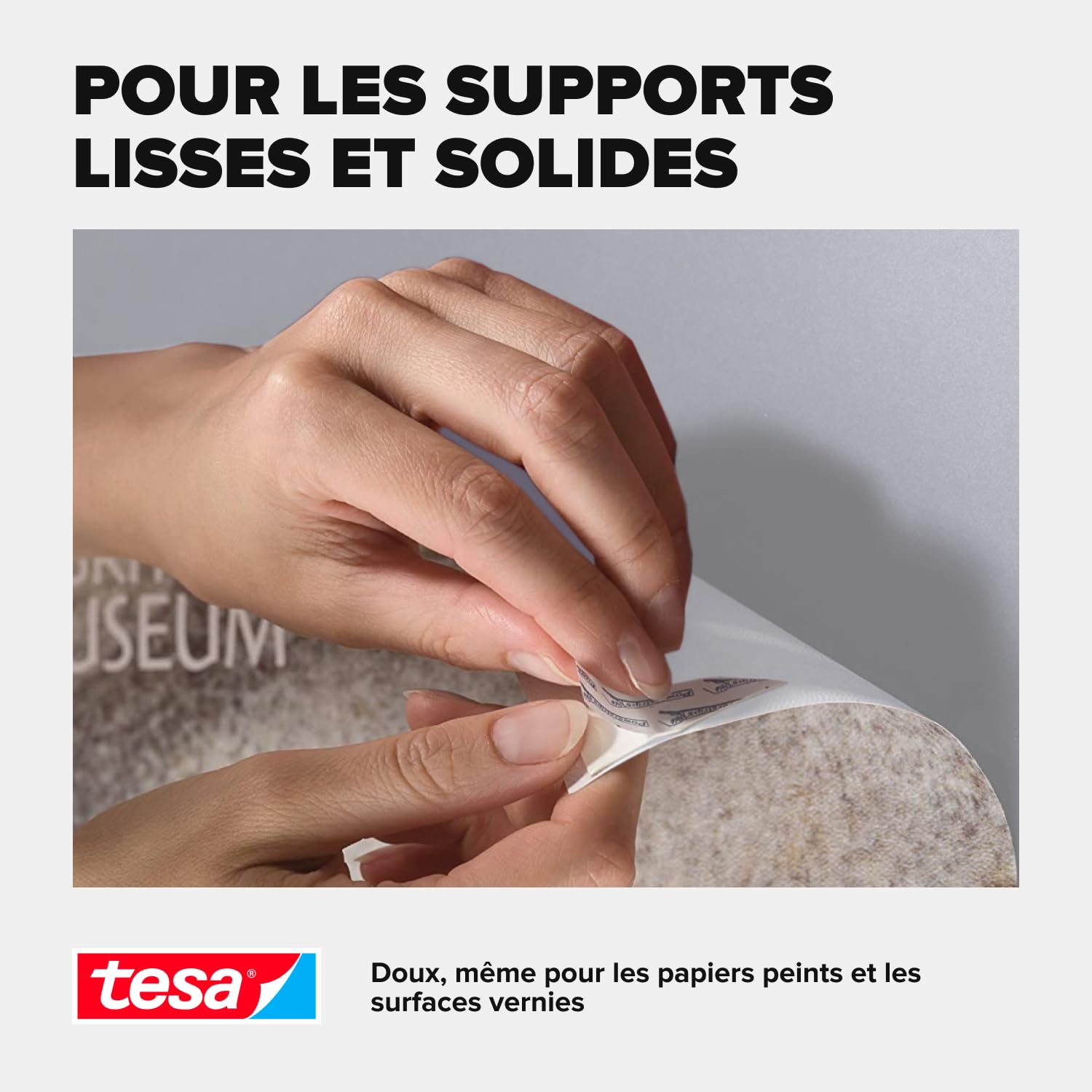 Tesa Powerstrips POSTER Bandes adhésives Double-Face Auto-adhésif Réutilisable 200 g 20 Pièces