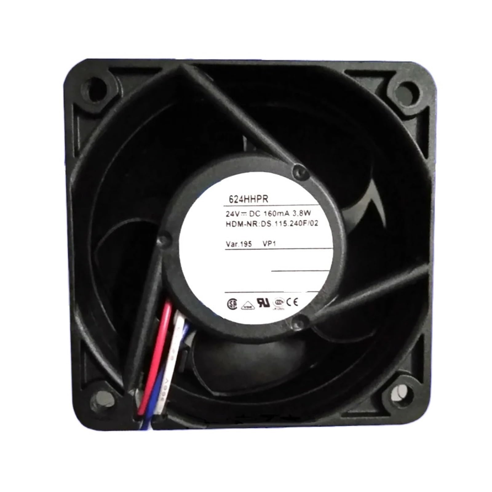OKEWGHFL 624HHPR 624HHPR 24VDC 3.8W COOLING FAN 6025 6CM 60 * 60 * 25MM