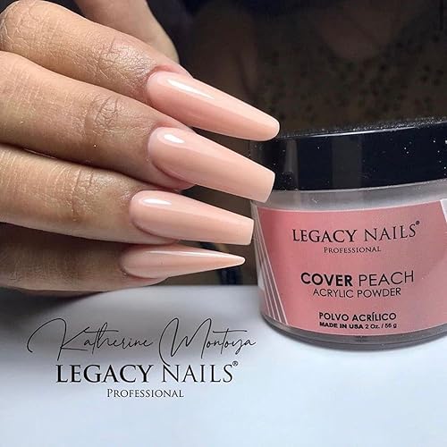 Miniatura 9 de Legacy Nails Polvo acrílico de cobertura profesional, 4 onzas, ideal para arte de uñas francés, crea arte de uñas, extensiones de uñas que