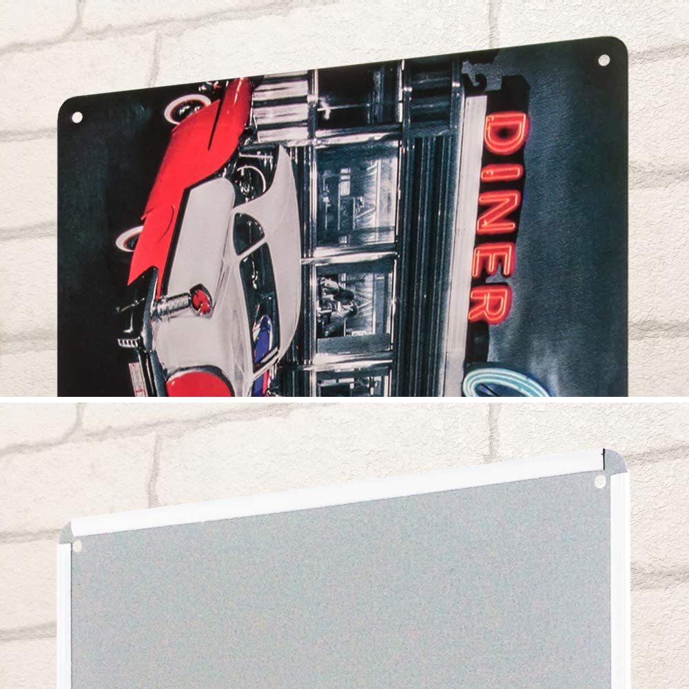 Amazon.co.jp: [ファン] Fun! ブリキ看板 アメリカンダイナー al