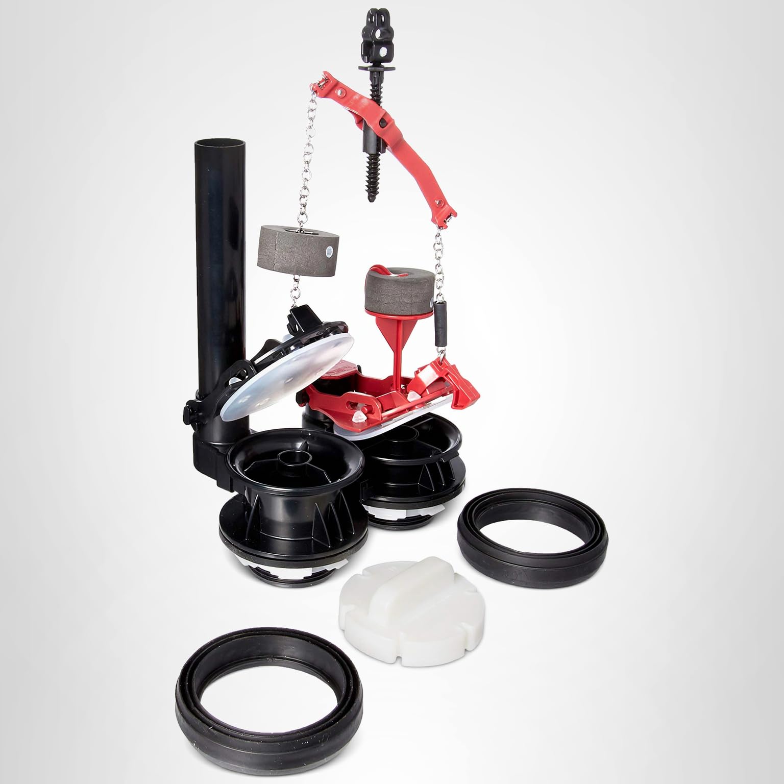 American Standard VorMax 4-in Black Plastic Flush Valve Assembly in the