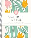 SAGROEAC The Bible in a Year A 52-Week Study for Women – Spiral Bound Daily Scripture Reading & Reflection Guide – Chronological Devotional Journey One-Year Bible Companion (A5 8.2in*5.7in)