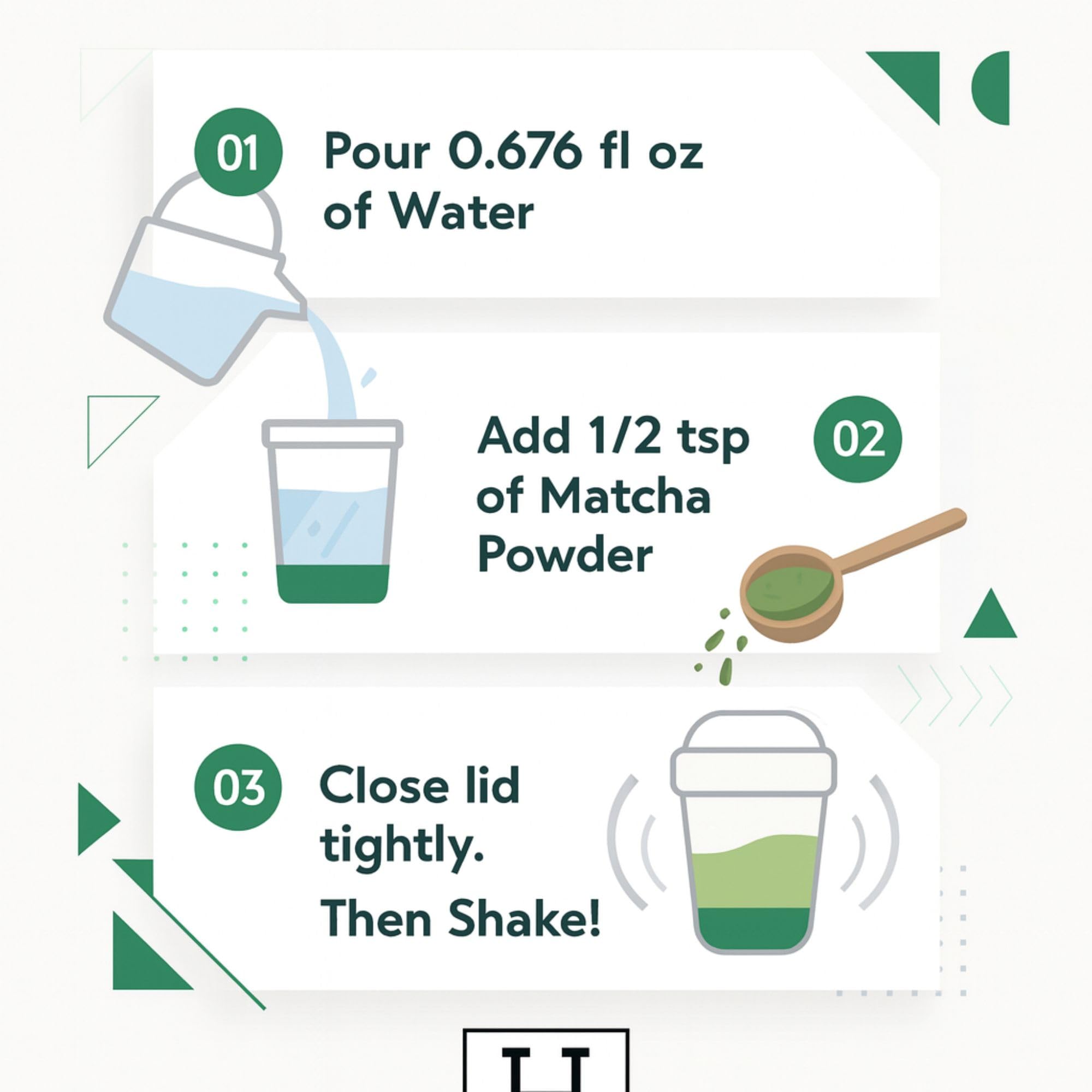 TTDLMO Matcha Mini Shaker 20 ml Kitchen Essentials BPA-Free Made in Japan Ideal for Ceremonial Grade Matcha Powder — view 8