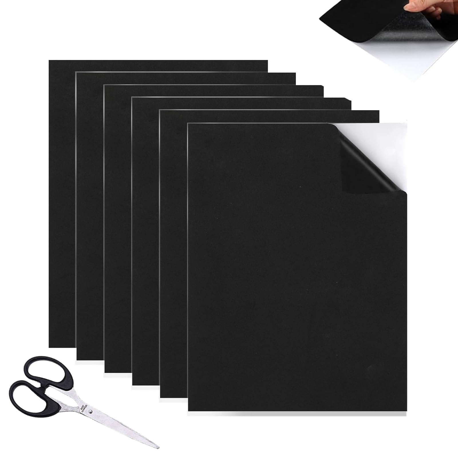 EVA-Schuimplaten Zelfklevend, Vloerbeschermers Pads, Meubelpads Antislip, Dikke Gesloten Celschuim Neopreen Rubberen Platen Pads Isolatie Anti Vibratie(3mm Thick- 300 * 200mm, 6 Stuks