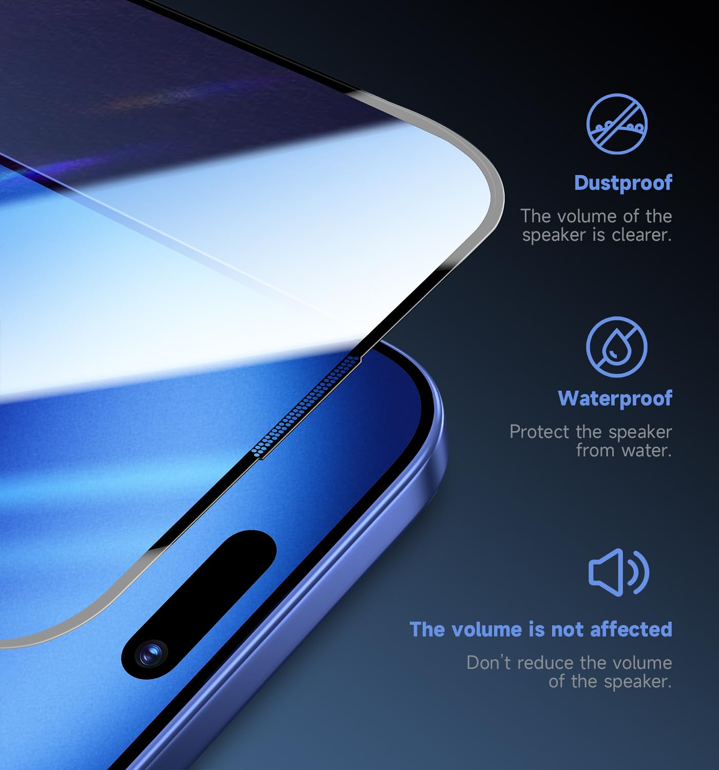 MAGIC JOHN 2 Pack for iPhone 16 Tempered Glass Screen Protector 6.1 inch, Auto Dust-Elimination Installation, Bubble Free - Image 4