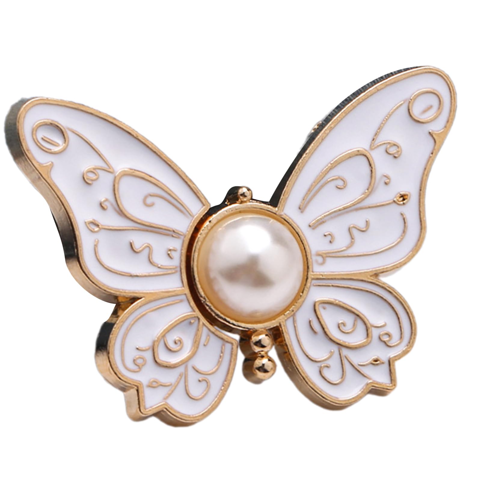 Msioytog 1/6 Pcs Butterfly Trousers Waist Tightener Button Pins Jeans Waist Buckles Not Sewing Required Trouser Button Pins