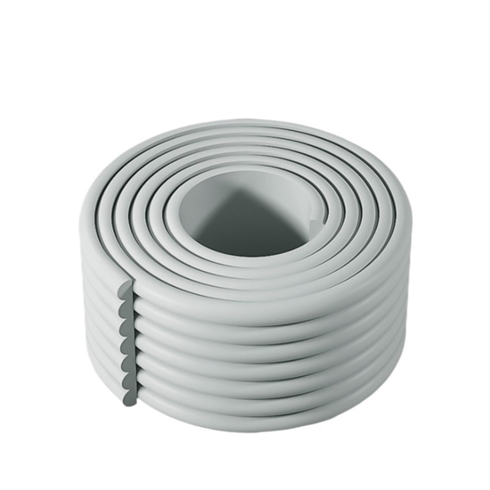Protector Esquinas Bebe Cinta de protección de Esquinas de 2 m for Muebles del hogar, protección de Esquinas de mesas de Seguridad Protector Enchufes para Bebes(Grey-01)