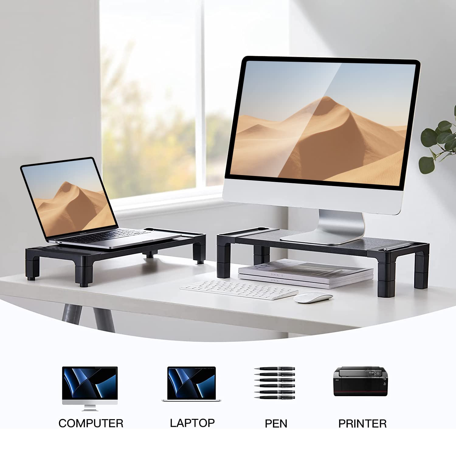 コンピューターモニタースタンドライザー 高さ調節可能 Amazon.co.jp: OImaster モニタースタンド ライザー 高さ調節