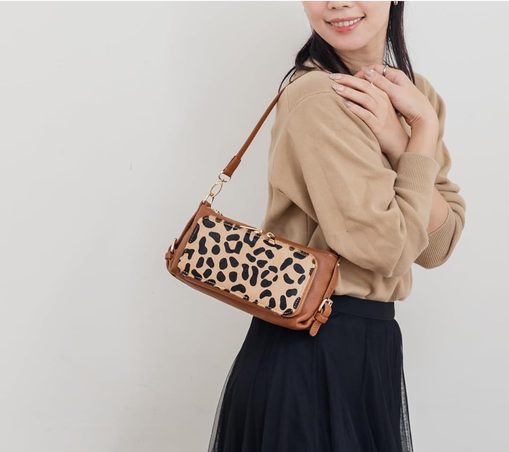 Amazon | [QUAY] ハラコ柄 お財布 ショルダー お財布ポシェット