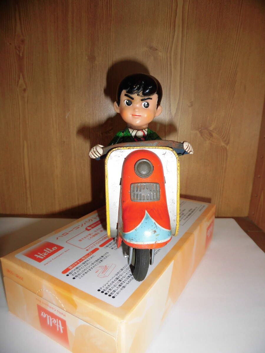 Amazon.co.jp: ①当時物 大東 DAITO 鉄人28号ブリキスクーター 横山