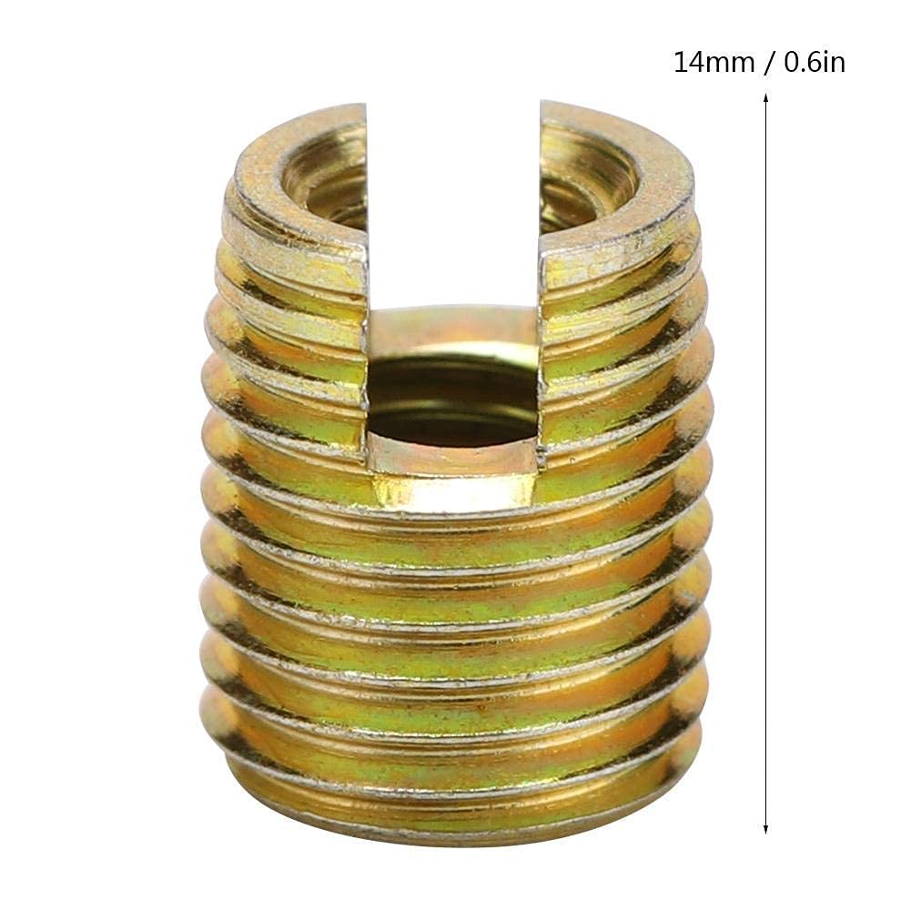 20Pcs 302 Kit di riparazione vite inserto filettato autofilettante in acciaio al carbonio(Inner M6*1.0 Outer M10*1.5)