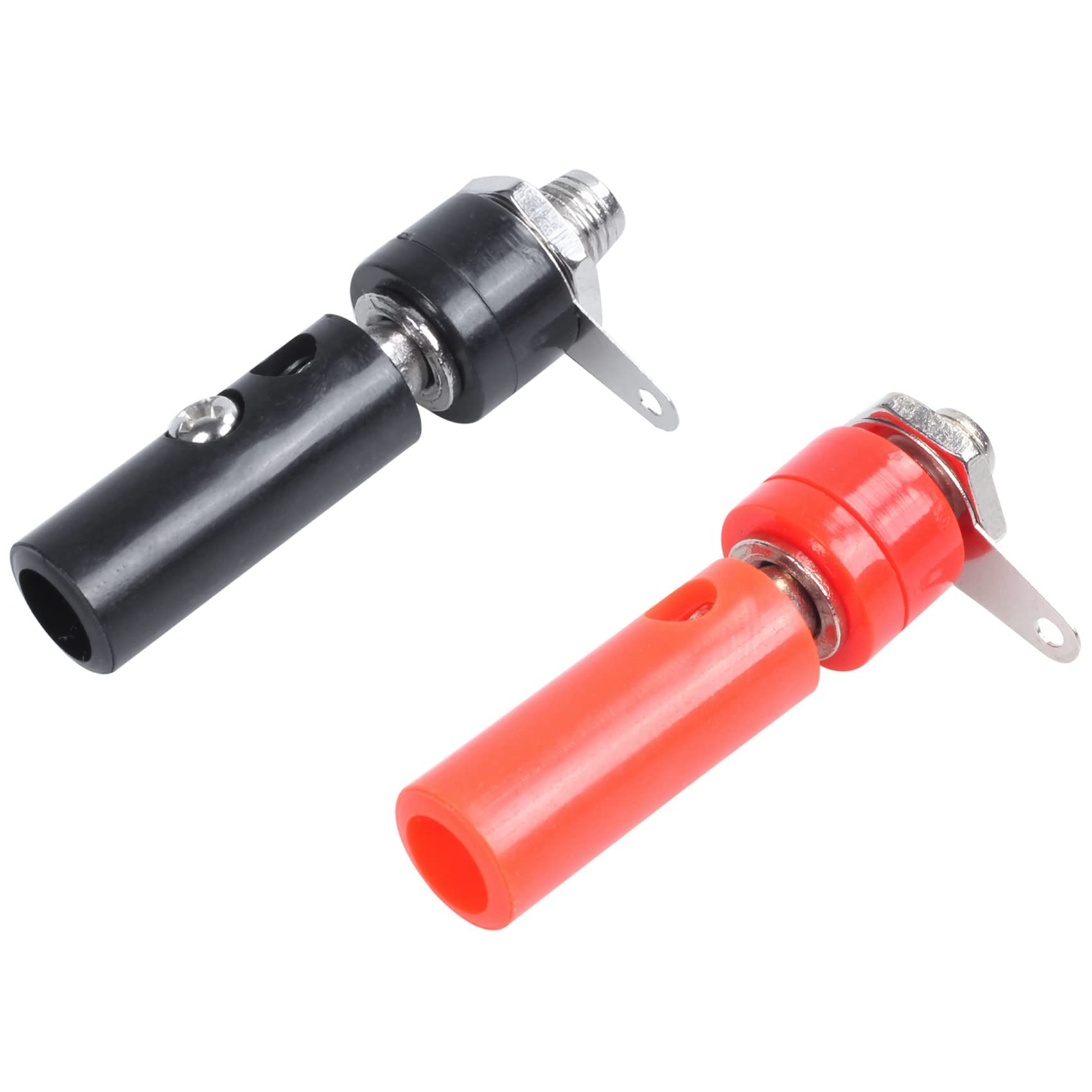 4 Coppie Di Connettori Alta Tensione 10KV – Spine E Prese Banana Cross Jack In Ottone Nichelato, 2 Mm, Per Collegamenti Sicuri - 3