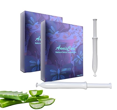 AnnieCare - Tapón de picazón instantáneo y desintoxicación natural, reparación vaginal y reafirmante, gel rosa y tierno, se mantiene claro y fresco,