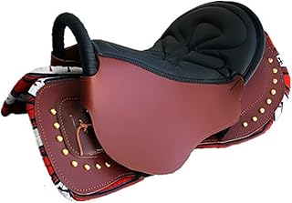 TNNT Western Pony Silla Silla de Caballo de Silla de Montar del arnés de la Silla de Montar Accesorios Resistencia de una Silla hípicos de Piel Hípica Que no Red