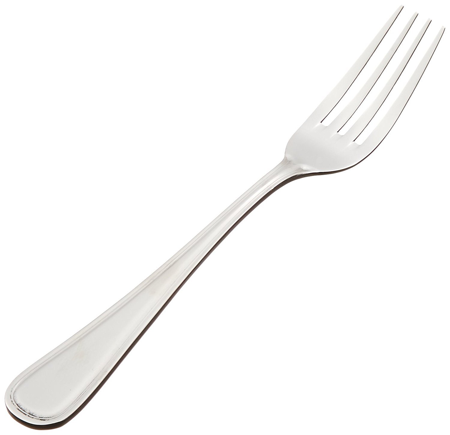 Winco Continental 12-Piece Table Fork Set, European, Heavyweight Stainless Steel