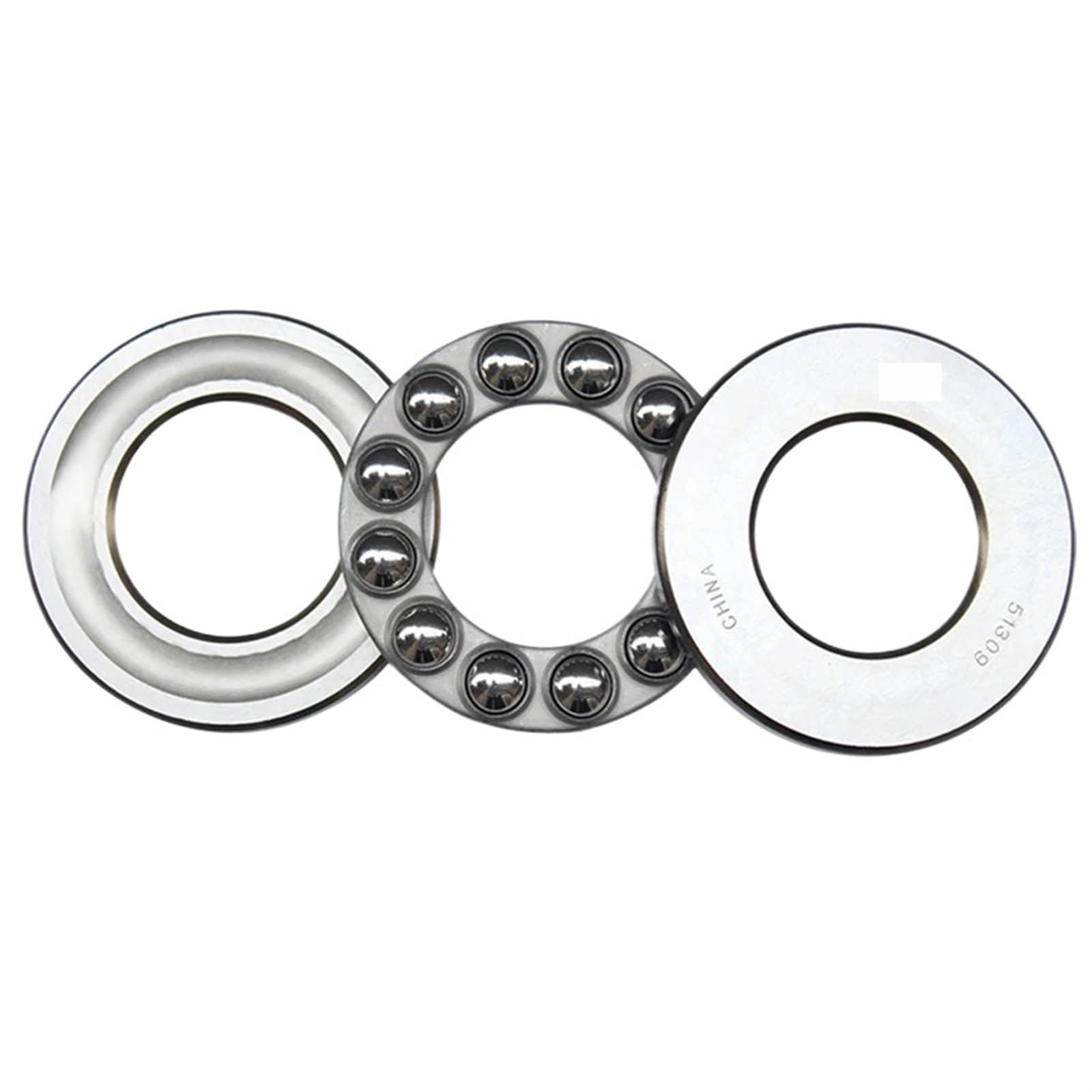 Roulement à billes de poussée 51111 de dimensions 55x78x16 mm pour guidage axial