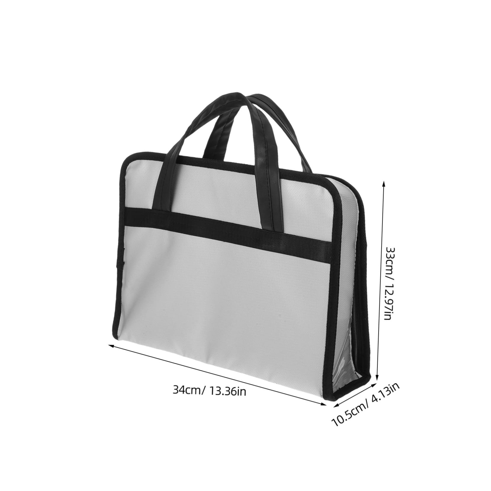 Borsa Portadocumenti Ignifuga da Viaggio per Affari, Fibra di Vetro | Design Professionale, Scomparti Multipli per Riunioni in Ufficio, Custodia per Documenti e Accessori Importanti