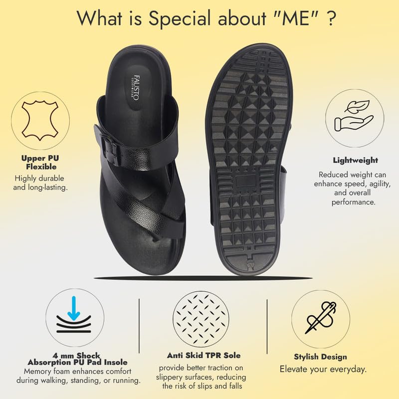 Image of FAUSTO Men Slip On Sandal