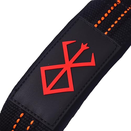 Miniatura 8 de Berserk - Correas de muñeca para levantamiento de pesas, correas acolchadas resistentes para levantamiento de pesas, entrenamiento de fuerza y