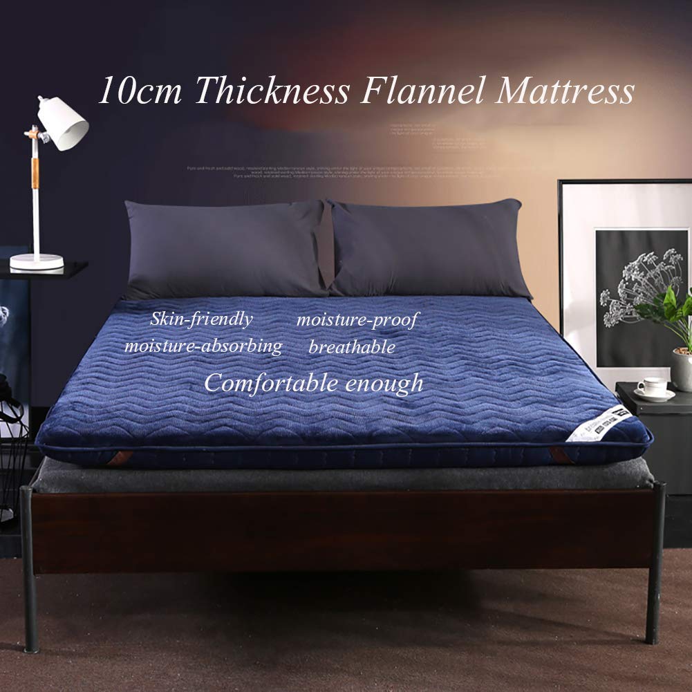 CHUANG Thickened mattress covered with padded bed mattress 1.5 rice student dormitory 1.8m sponge single double 1.2