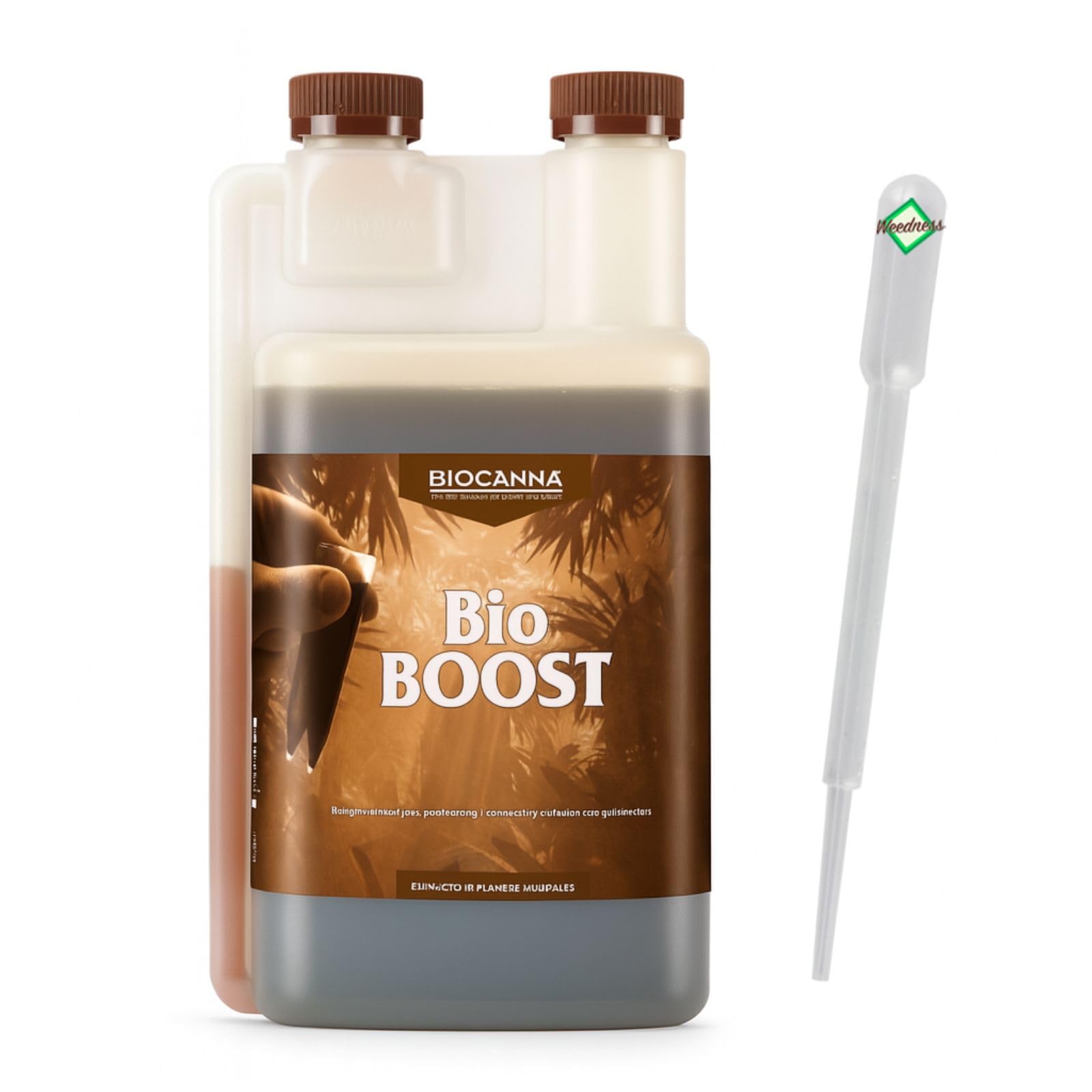 Weedness Canna Bio Boost 1 Liter Blütestimulator – Bio Dünger NPK Grow Blüte Booster Tomaten Gurken Flüssigdünger Organischer