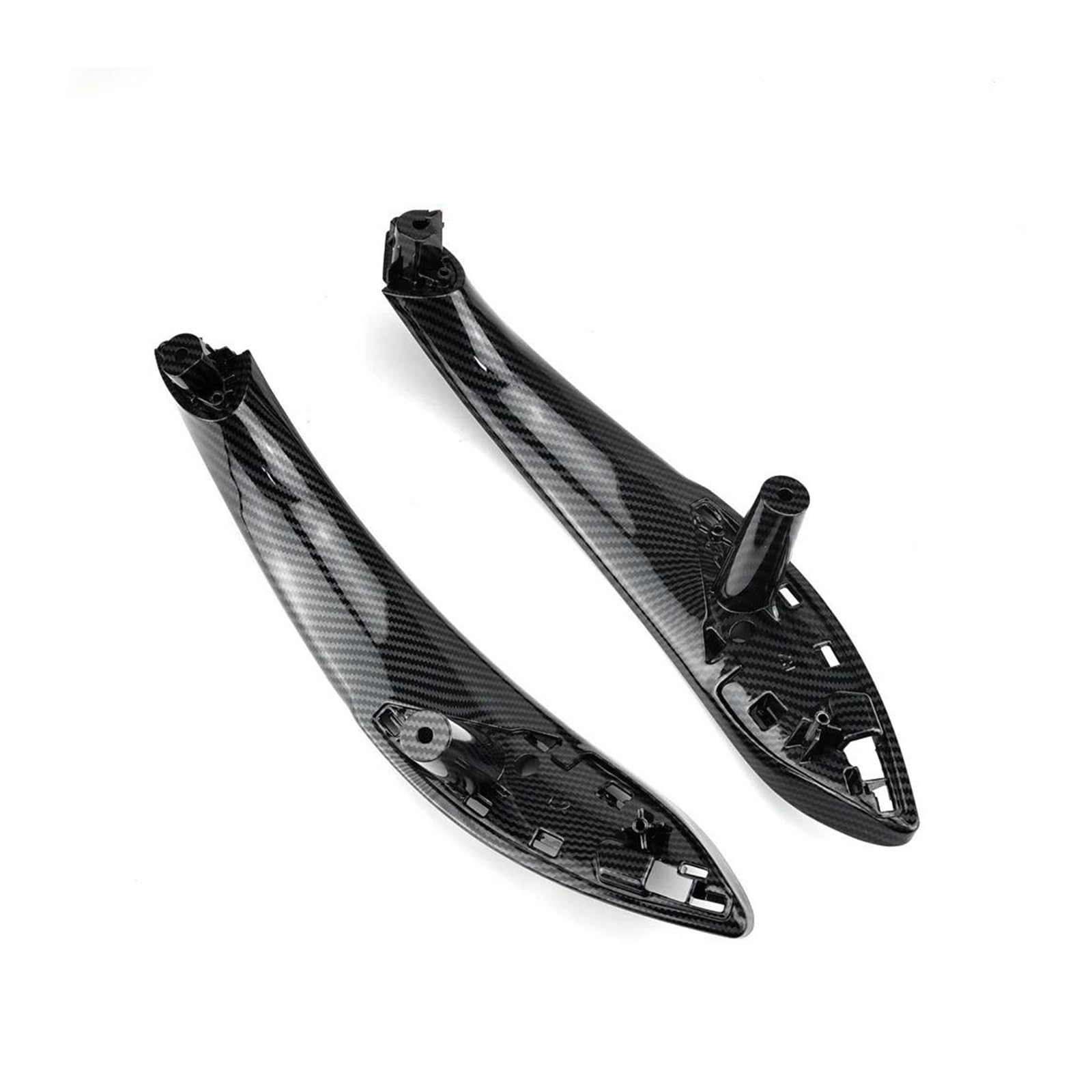 Zhannuobhd Carbon-2Pcs-Rear Car Door Pull Handle For Bmw For F30 For F80 For F31 For F32 For F34 For F35 Interior Door Handles Car Inner Handle Trim Pull Grab(Carbon-2Pcs-Rear)