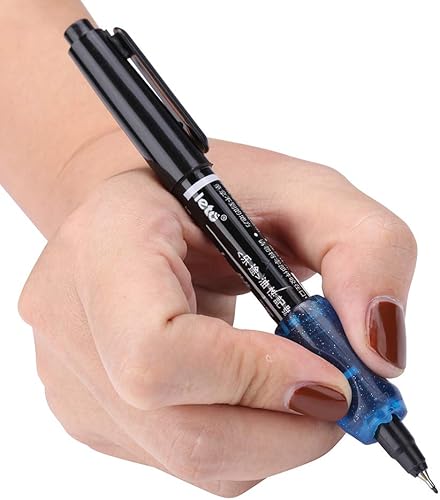 Miniatura 3 de 8 piezas de goma con agarre de lápiz, colores surtidos (WE6YTL3Y)